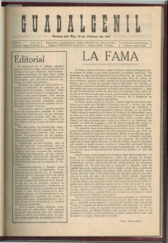 'Guadalgenil' - Año 3 Número 88 - 1961 febrero 19