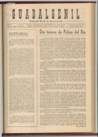 'Guadalgenil' - Año 3 Número 92 - 1961 marzo 19