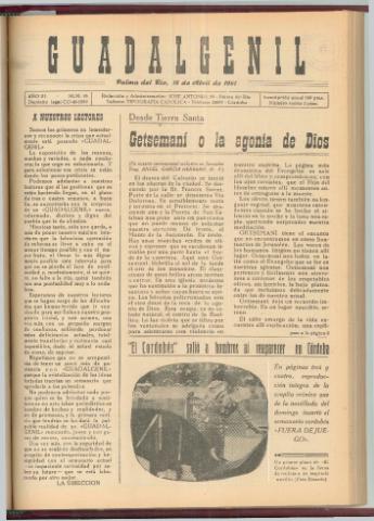 'Guadalgenil' - Año 3 Número 95 - 1961 abril 18