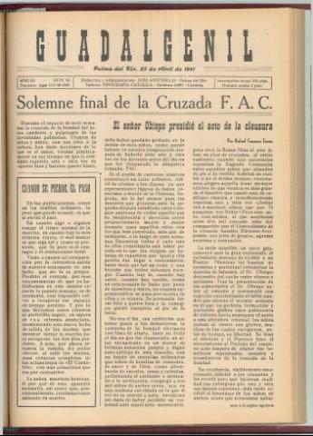 'Guadalgenil' - Año 3 Número 96 - 1961 abril 25