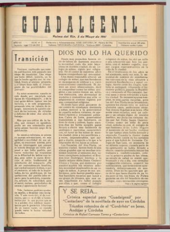 'Guadalgenil' - Año 3 Número 97 - 1961 mayo 02