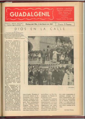 'Guadalgenil' - Epoca 2 Año 3 Número 100 - 1961 junio 3