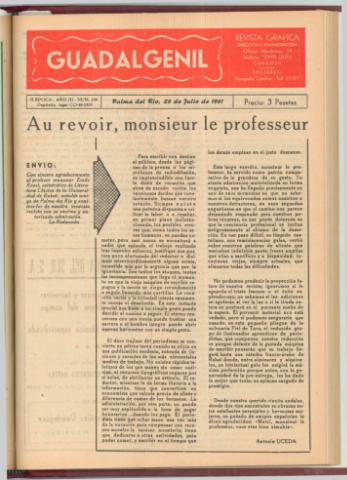 'Guadalgenil' - Epoca 2 Año 3 Número 104 - 1961 julio  29