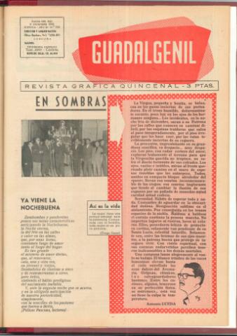 'Guadalgenil' - Epoca 2 Año 3 Número 116 - 1961 diciembre 06
