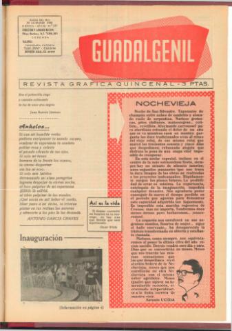 'Guadalgenil' - Epoca 2 Año 3 Número 117 - 1961 diciembre 30