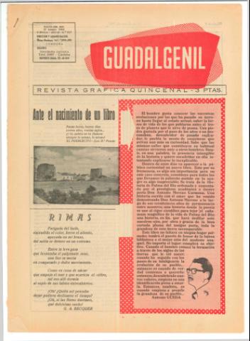 'Guadalgenil' - Epoca 2 Año 3 Número 119 - 1962 enero 27