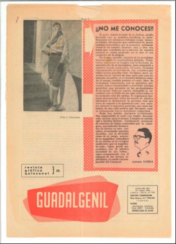 'Guadalgenil' - Epoca 2 Año 3 Número 122 - 1962 marzo 10