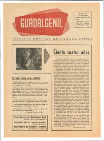 'Guadalgenil' - Epoca 2 Año 4 Número 136 - 1962 noviembre 06