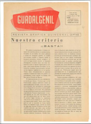 'Guadalgenil' - Epoca 2 Año 4 Número 142 - 1963 febrero 01