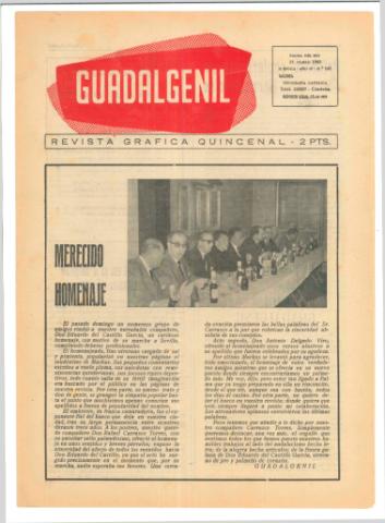 'Guadalgenil' - Epoca 2 Año 4 Número 145 - 1963 marzo 15