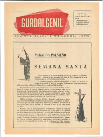 'Guadalgenil' - Epoca 2 Año 4 Número 147 - 1963 abril 15