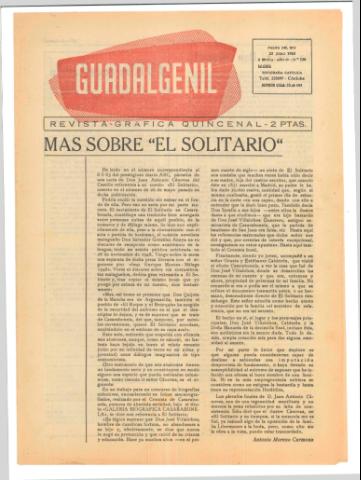 'Guadalgenil' - Epoca 2 Año 4 Número 150 - 1963 junio 23