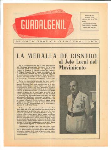 'Guadalgenil' - Epoca 2 Año 4 Número 152 - 1963 julio 23