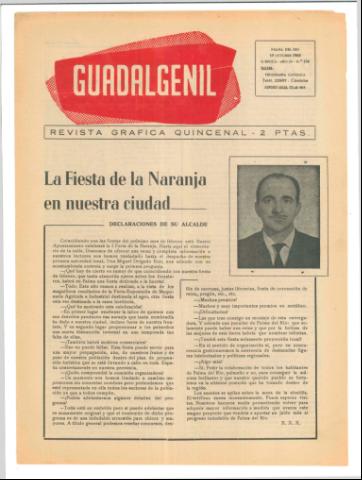 'Guadalgenil' - Epoca 2 Año 4 Número 156 - 1963 octubre 10