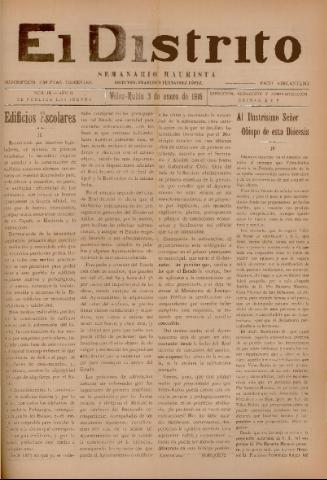 'El Distrito : semanario maurista' - Año 2 Número 10 - 1916 febrero 03