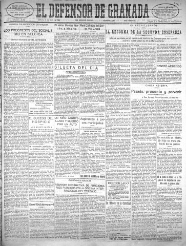 'El Defensor de Granada  : diario político independiente' - Año LI Número 26858 Ed. Mañana - 1930 Abril 12