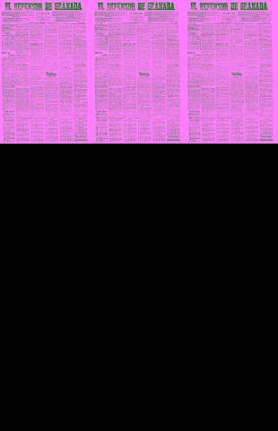 'El Defensor de Granada  : diario político independiente' - Año XXI Número 11871  - 1900 Julio 03