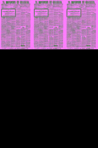 'El Defensor de Granada  : diario político independiente' - Año XXV Número 12921  - 1903 Abril 02