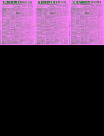 'El Defensor de Granada  : diario político independiente' - Año XXVI Número 13175  - 1904 Marzo 24