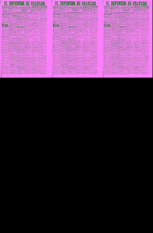 'El Defensor de Granada  : diario político independiente' - Año XXVI Número 13207  - 1904 Abril 26