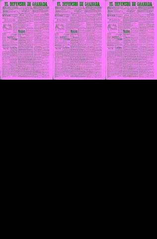 'El Defensor de Granada  : diario político independiente' - Año XXVI Número 13218  - 1904 Mayo 07