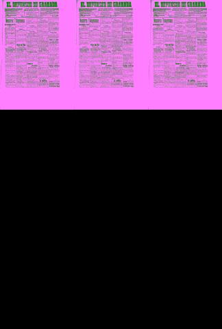 'El Defensor de Granada  : diario político independiente' - Año XXVI Número 13220  - 1904 Mayo 09