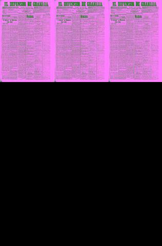 'El Defensor de Granada  : diario político independiente' - Año XXVI Número 13223  - 1904 Mayo 12