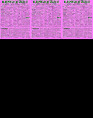 'El Defensor de Granada  : diario político independiente' - Año XXVII Número 13556  - 1905 Abril 15