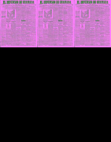 'El Defensor de Granada  : diario político independiente' - Año XXVII Número 13569  - 1905 Abril 29
