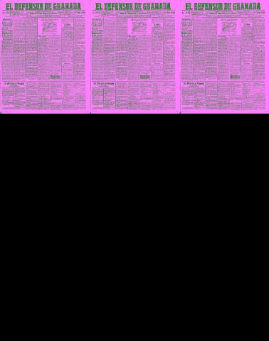 'El Defensor de Granada  : diario político independiente' - Año XXVII Número 13608  - 1905 Junio 13