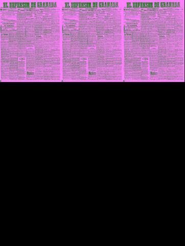 'El Defensor de Granada  : diario político independiente' - Año XXVIII Número 13998  - 1906 Septiembre 16