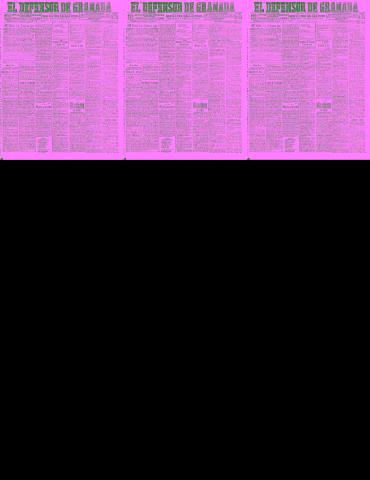 'El Defensor de Granada  : diario político independiente' - Año XXX Número 14493  - 1908 Abril 13