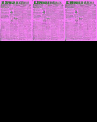 'El Defensor de Granada  : diario político independiente' - Año XXXI Número 14806  - 1909 Junio 05