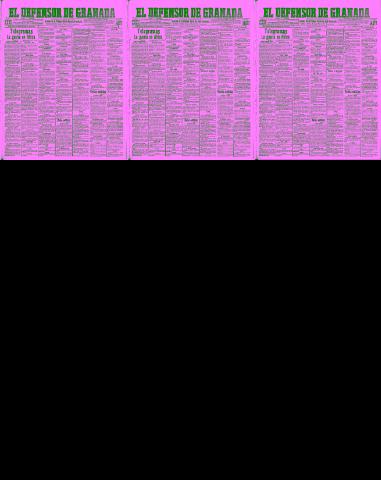 'El Defensor de Granada  : diario político independiente' - Año XXXI Número 14877  - 1909 Agosto 23