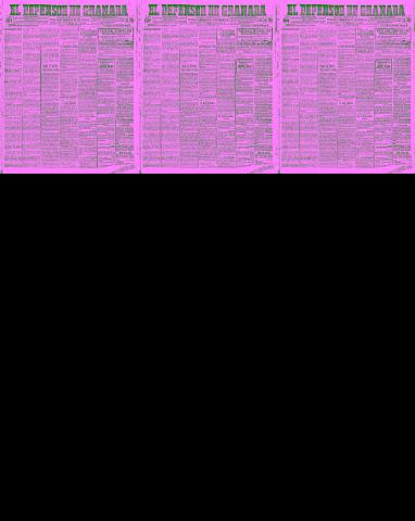 'El Defensor de Granada  : diario político independiente' - Año XXXV Número 16303  - 1913 Mayo 10