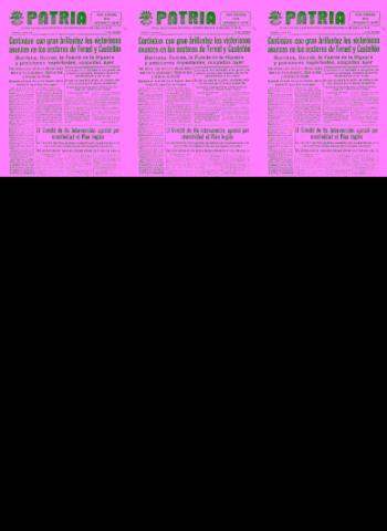 'Patria  : diario de Falange Española Tradicionalista y de las J.O.N.S.' - Año IV Número 306  - 1938 Julio 06