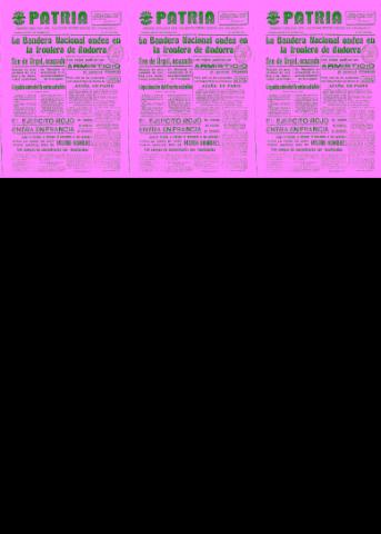 'Patria  : diario de Falange Española Tradicionalista y de las J.O.N.S.' - Año V Número 509  - 1939 Febrero 07