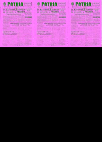 'Patria  : diario de Falange Española Tradicionalista y de las J.O.N.S.' - Año V Número 550  - 1939 Marzo 26