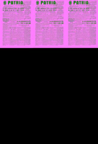'Patria  : diario de Falange Española Tradicionalista y de las J.O.N.S.' - Año V Número 592  - 1939 Mayo 16