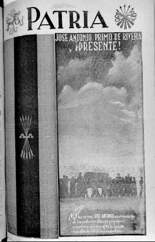 'Patria  : diario de Falange Española Tradicionalista y de las J.O.N.S.' - Año VII Número 1774  - 1942 Noviembre 20