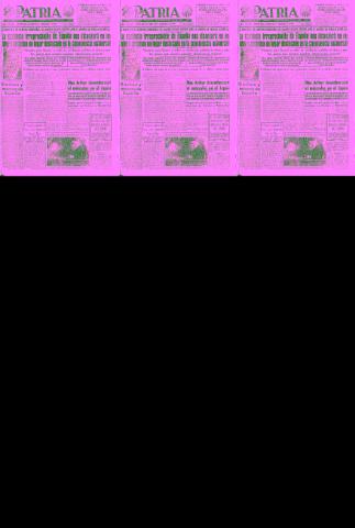'Patria  : diario de Falange Española Tradicionalista y de las J.O.N.S.' - Año X Número 2713  - 1945 Agosto 23