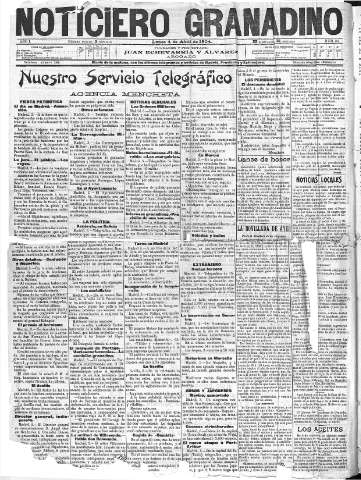 'Noticiero Granadino' - Año I Número 36  - 1904 Abril 04