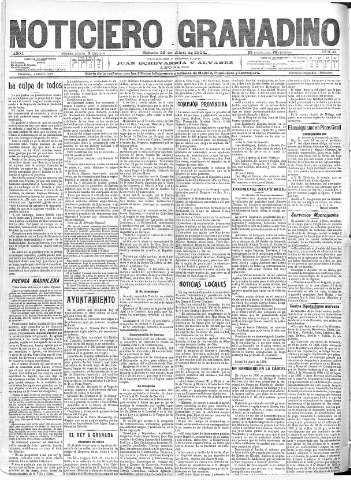 'Noticiero Granadino' - Año I Número 48  - 1904 Abril 16