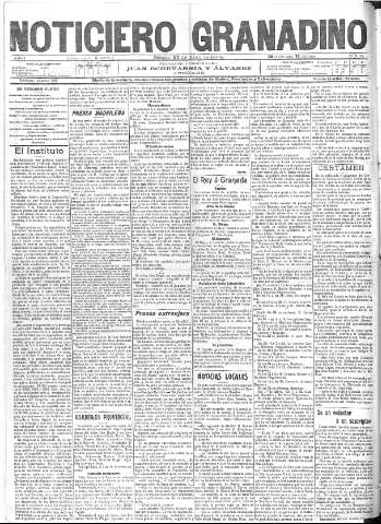 'Noticiero Granadino' - Año I Número 55  - 1904 Abril 23