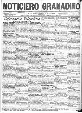 'Noticiero Granadino' - Año I Número 57  - 1904 Abril 25