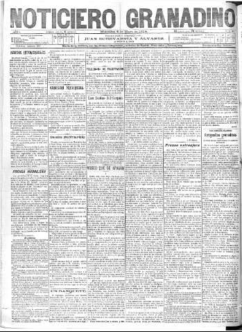 'Noticiero Granadino' - Año I Número 66  - 1904 Mayo 04