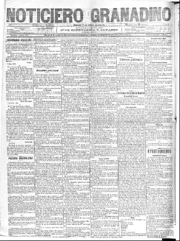 'Noticiero Granadino' - Año I Número 69  - 1904 Mayo 07