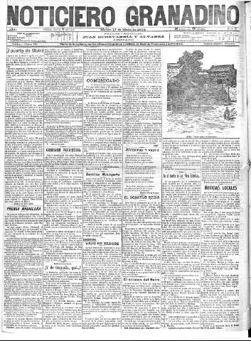 'Noticiero Granadino' - Año I Número 79  - 1904 Mayo 17