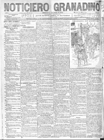 'Noticiero Granadino' - Año I Número 94  - 1904 Junio 01