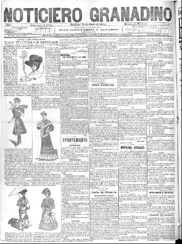 'Noticiero Granadino' - Año I Número 111  - 1904 Junio 19